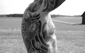 Татуировки на теле мужчины 