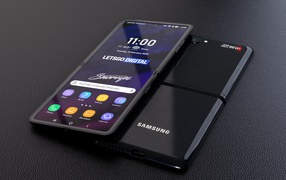 The new smartphone Samsung Galaxy Z Flip