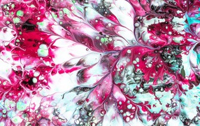 Красивый разноцветный узор абстракция