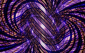 Красивый фиолетовый фрактальный узор