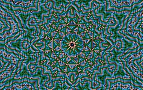 Unusual fractal pattern