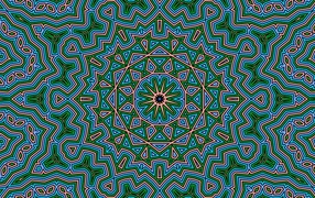 Необычный фрактальный узор 