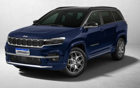 Синий внедорожник Jeep Commander Overland T270 2021 года