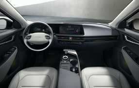 Салон автомобиля Kia EV6 2021 года