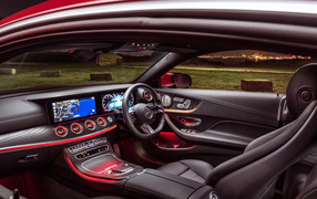 Leather interior of the car Mercedes-Benz E 350 AMG Line Coupé 2021