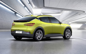 Автомобиль Genesis GV60,  2021 года вид сзади