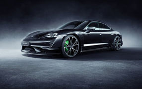 2021 Porsche Taycan Aerokit black car