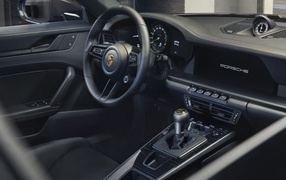 The interior of the 2021 Porsche 911 GT3 Touring