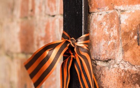 Георгиевская лента на великий день Победы 9 мая