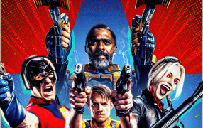 Постер супергеройского фильма Отряд самоубийц: Миссия навылет, 2021