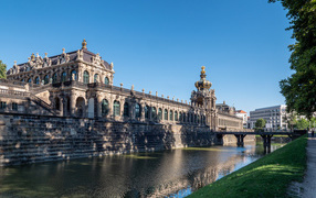 Architectural palace complex Zwinger, Dresden. Germany