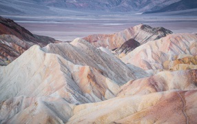 Пустыня долина смерти в Калифорнии, США