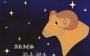 Zodiac sign aries element of fire