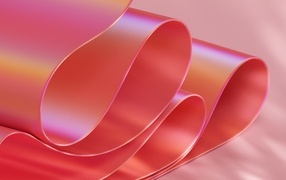3D tape on a pink background