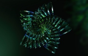 Абстрактный зеленый цветок фон для Motorola Moto RIZR