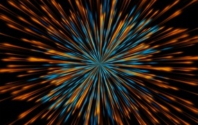 Яркая разноцветная вспышка иллюзия