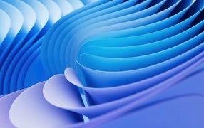 Много голубых волн крупным планом