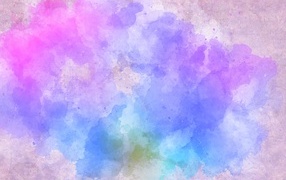 Разноцветные размытые краски 