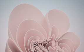 Розовый абстрактный узор на сером фоне