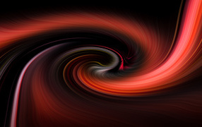 Красное спиральное абстрактное движение