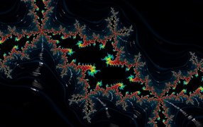 Strange fractal pattern