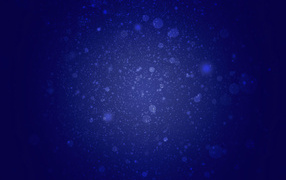 Белые абстрактные блики на синем фоне