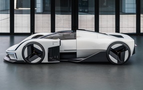 Автомобиль Polestar Synergy вид сзади