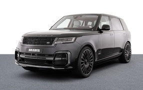 Внедорожник Brabus 600 2023 года на сером фоне