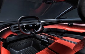 Interior of the car Audi Activesphere