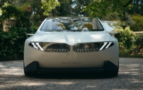 Вид спереди на автомобиль BMW Vision Neue Klasse