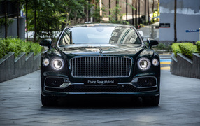Автомобиль Bentley Flying Spur Hybrid 2023 года вид спереди