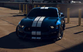 Вид на автомобиль Ford Mustang Shelby GT350