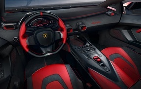 Interior of a 2024 Lamborghini Invencible