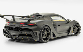 Автомобиль Mansory Maserati MC20 Coupé вид сзади