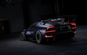 Вид сзади на автомобиль Maserati MCXtrema 2024 года