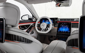 2023 Mercedes-AMG S 63 E Performance leather interior