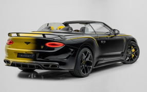 Автомобиль Mansory Vitesse Continental GTC 2022 года вид сзади