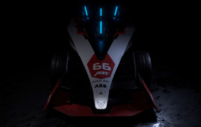 ABT Sportsline Mahindra M9Electro 2022 racing car on black background