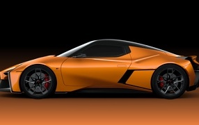 Вид сбоку на автомобиль Toyota FT-Se