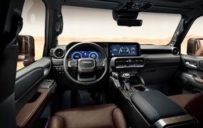The interior of the 2023 Toyota Land Cruiser First Edition