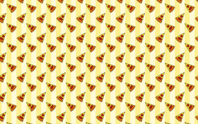 Кусочки пиццы на фоне 