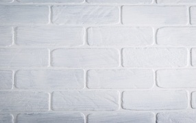 White brick wall closeup