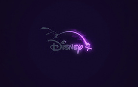 Disney logo on blue background