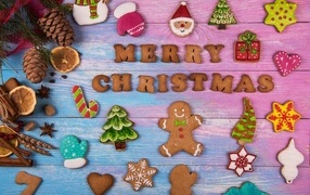 Красивое печенье на Рождество