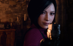 Ada Wong character in the computer game Resident Evil 4 remake