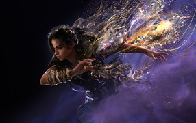 Красивая девушка персонаж компьютерной игры Forspoken