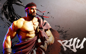 Character Ryu of the computer game Street Fighter 6