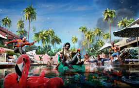 Кадр новой компьютерной игры Dead Island 2
