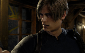 Леон персонаж компьютерной игры Resident Evil 4 remake