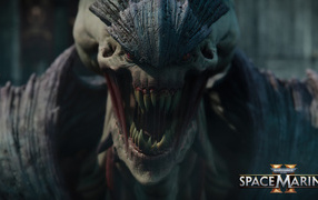 Монстр из компьютерной игры Warhammer 40,000: Space Marine 2